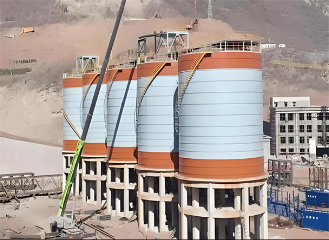 方城高架钢板仓