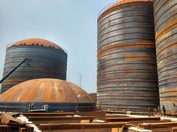 方城焦粉钢板仓